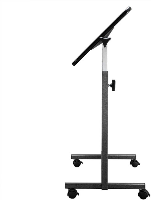 EBLSE 4 Multifunctional Adjustable Medical Bedside Table, Mobile End Table Laptop Rolling Cart, Overbed Table