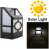 anso Multicolor Solar Powered LED Wall Light for Garden and Pathway