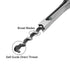 uxcell Square Hole Drill Bit, 3/8" High-Carbon Steel for Woodworking, 2 Pcs