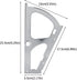 2Pcs (1 TOPINCN Shoes Drawer Cabinet Hinges, Stainless Steel Shoe Rack Hinges Frames Shoes Drawer Cabinet Hinges Turing
