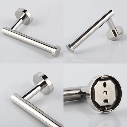 304 GERZ SUS Stainless Steel Toilet Paper Roll Holder Paper Towel Dispenser Tissue Hanger Wall Mounted Polished Chrome