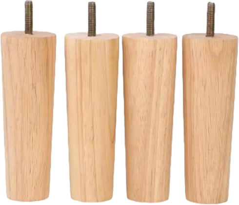 GJHYNT 6in 8in 12in Solid Wood Couch Legs, Coffee Table Support Feet, Replacement