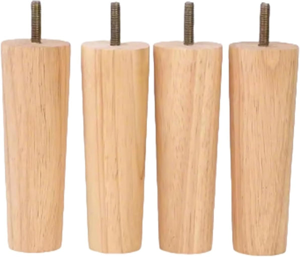 GJHYNT 6in 8in 12in Solid Wood Couch Legs, Coffee Table Support Feet, Replacement