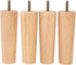 GJHYNT 6in 8in 12in Solid Wood Couch Legs, Coffee Table Support Feet, Replacement