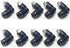 Pneumatic Male Elbow 5/32 Inch OD Tube x 10-32 UNF Push to Connect Fittings, Pack of 10 PL5/32-U10