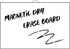 Dry Erase White Board 24" X 36", Portable Aluminum Frame Magnetic Board for Office, Home, Kitchen, School