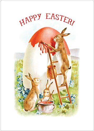 Lucca Paperworks Egg Painting Easter Card, 5 X 7 (1)