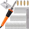 67Pcs Electric Hot Knife Cutter Tool Set, Multipurpose Stencil Cutter with Metal Stand, 60 Pieces Blades