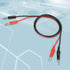 Output Cable Line Multimeter Banana Plug to Crocodile Alligator Clip Test Probe Wire, 30V 5A