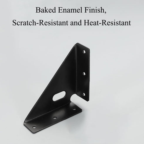 SEIWEI 2 Gusset Pcs Joints, Heavy Duty Trapezi Corner Code, Bracket Corner Brace Bracket Fasteners, Furniture Shelf