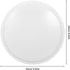 22.7cm HEMOTON Ceiling Light Shade Replacement for Wall Sconce and Ceiling Fixture, Plastic Clip-on Lampshade