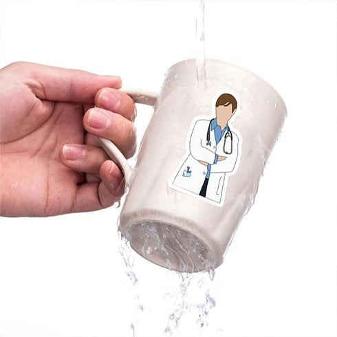 FUNWING Medical Nursing Stickers| Doctor Nurse Waterproof Vinyl Decals for Water Bottles Laptop Luggage Cup Computer