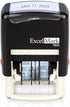 ExcelMark 7820 Self-Inking Rubber Date Stamp - Great for Shipping, Receiving, Expiration Dates (Black Ink)