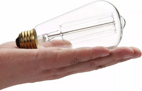 Bulbs 25W Bulb Bulb 2700K (6 Pack /110v) Edison Light - Thomas Edison Light Style - Incandescent Clear Glass Vintage