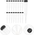 EXCEART 50Pcs 4.33In Flower Stem Water Tubes with Lids | Floral Arrangement Supplies for Fresh Roses | Plastic Vials