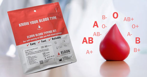 Eldoncard Blood Typing Kit, 5 Test Pack for Accurate Instant Home Testing of Blood Type