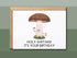 NHBDesigns Holy Shiitake It's Your Birthday - A Fun Creative Birthday Card - Witty Greeting Card - Joke Birthday