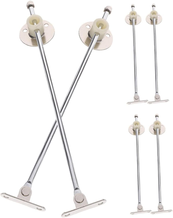 Veemoon 6pcs Cupboard Support Hinges for Iron Hinge Connectors for Cabinets and