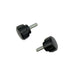 Ulifebet 40Pcs M4 10 mm x Threaded Knurled Thumbscrew, Monitor Screws Vesa Mount Screws Carbon Steel Clamping Knobs