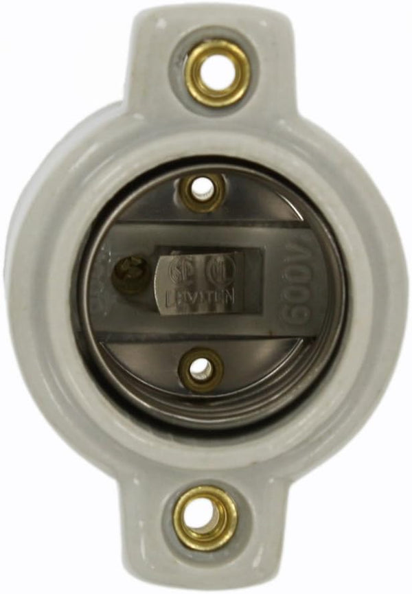 Leviton 9885 Sign RECEPT PKD, White