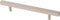 Franklin Brass Simple Square Bar Cabinet Pull, Stainless Steel, 5-1/16 in (128mm) Drawer Handle, 10 Pack