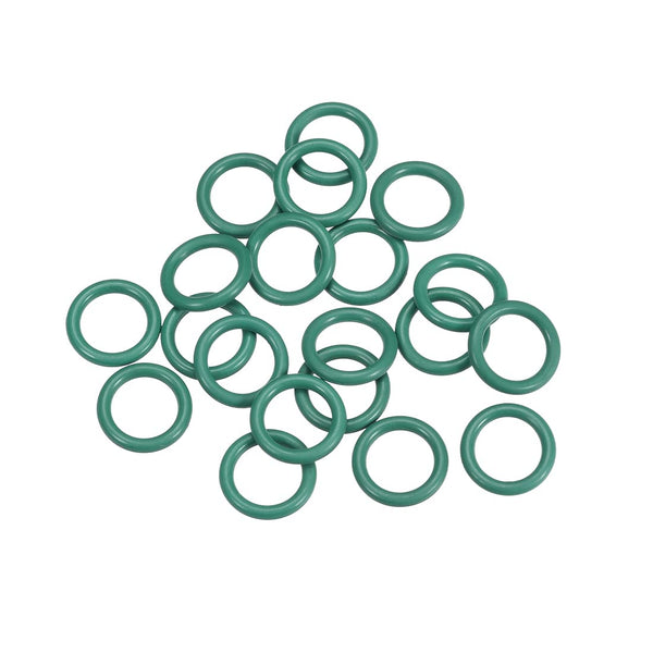 uxcell Fluorine Rubber O-Rings - 14mm OD 9.2mm ID 2.4mm Width FKM Seal Gasket for Machinery Plumbing, Pack of 20