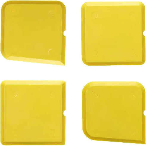 GAJUST 4PCS Caulking Tool Kit Silicone Joint Sealant Spreader Spatula Scraper Edge Repair
