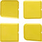 GAJUST 4PCS Caulking Tool Kit Silicone Joint Sealant Spreader Spatula Scraper Edge Repair