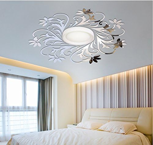 European Mirror Sticker for ceilling Decoration, DIY Top ceilling Mirror Wall Sticker,