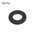 uxcell Nylon Flat Washers 10mm OD 5mm ID 1mm Thickness for Faucet Pipe Water Hose - Pack of 200