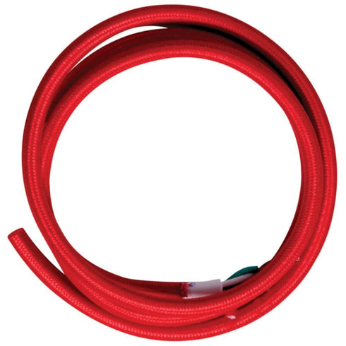 Globe Indoor 8 ft. L Red Pendant Light Cord 16/3