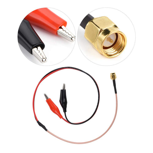 Health Gear SMA Test Leads, Coaxial Testing Cable, RF Connection Cable, 1Pcs Red Black Testing Wire 52cm