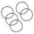 Buna-N O-Ring 35x33x1mm Metric Nitrile Rubber Round Sealing Gasket for Plumbing Connection