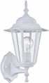 WISBEAM White Outdoor Wall Lantern, Outdoor Wall Sconce for House Porch Lighting