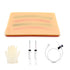 ARCHYSAMOS 4 Venipuncture IV PadInjection PadSilicone IV Practice Pad with Veins Imbedded-Phlebotomy Practice-Blood
