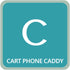 Smartphone Holder for Shopping Cart - Securely Holds Cell Phone While Shopping