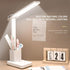 Generic 3 Dimming, (FOLD-699ADUAL) Rechargeable Desk Lamp, Small Desk Light with Color Temperatures & Stepless Battery