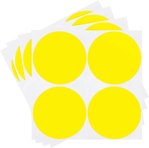 ChromaLabel 2 Inch Round Label - Removable Color Code Dot Stickers, High Visibility for Warehouse Inventory