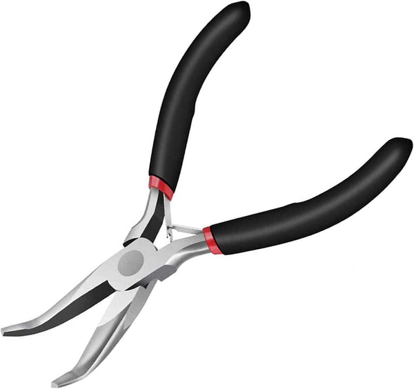 Mini Bent Nose Pliers, Multifunction Precision Stripper Tool for Jewelry Making and DIY Craft