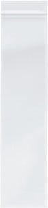 Plymor 3" x 12" Zipper Reclosable Plastic Bags, 2 Mil, Pack of 500