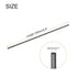 MECCANIXITY 12 Pack Carbon Fiber Rod, 2.5mm x 150mm for DIY Tool, Quadcopter Arm, RC Plane Wing Tube