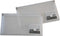Filexec 50027-18043 Zipper Envelope, Clear, 4.75" x 9.5", Set of 12