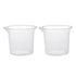 uxcell 2pcs Measuring Cup Labs PP Graduated Beakers, 25ml