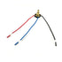 Zing Ear ZE-136M 3/8 Two Circuit 3-Way Rotary Button Switch, Brass Replacement Part for Lamps