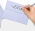 LUXPAPER A7 Invitation Envelopes - Printable for 5 x 7 Cards - 80 lb. Lilac - 50 Pack - 5 1/4 x 7 1/4