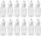 12 PCS 30ml 1oz Empty Refillable LDPE Plastic Squeezable Eye Dropper Bottles with Screw Caps and Plugs