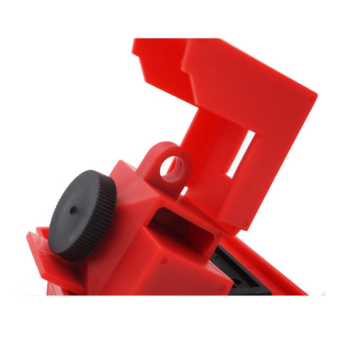 Circuit Breaker Lockout Devices, 3 Pack for 480-600V Clamp-on Electrical Single Pole Breaker Lock Out Tagout Kit