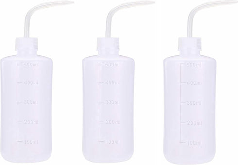 3 PCS Tattoo Bottle Squeeze Wash Bottle 500ml for Convenient Green Soap Supply, Plastic Squeeze Bottle