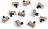 10Pcs 12mm Vertical Slide Switch SPDT 1P2T with 3 Pins PCB Panel for Arduino (Pack of 10)