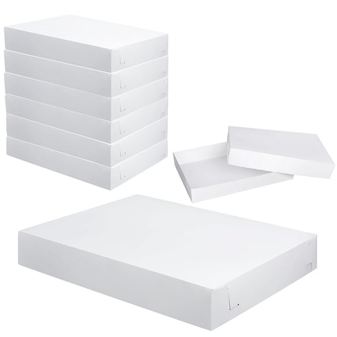 Chivertion 6 Pack Full Sheet Cake Box 26 x 18 x 4 Inch